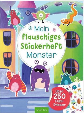 Mein flauschiges Stickerheft – Monster