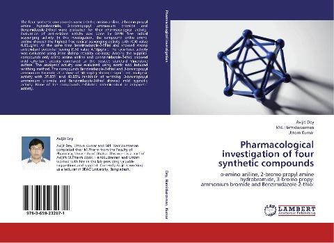 Pharmacological investigation of four synthetic compounds