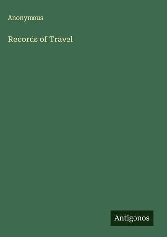 Records of Travel