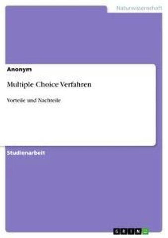Multiple Choice Verfahren