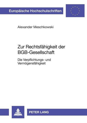 Zur Rechtsfähigkeit der BGB-Gesellschaft