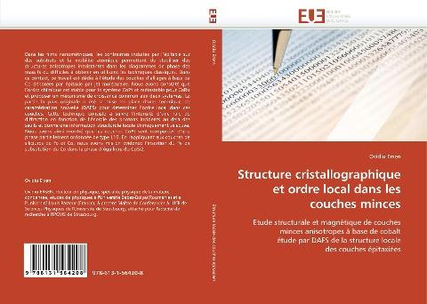Structure cristallographique et ordre local dans les couches minces