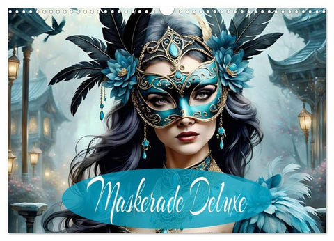 Maskerade Deluxe (Wandkalender 2026 DIN A3 quer), CALVENDO Monatskalender