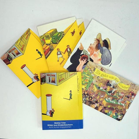 Walter Trier – Acht Kunst-Klappkarten