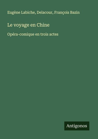 Le voyage en Chine
