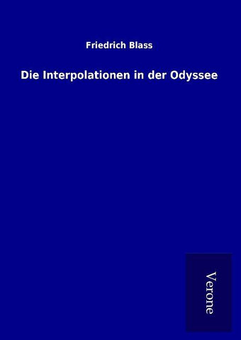 Die Interpolationen in der Odyssee