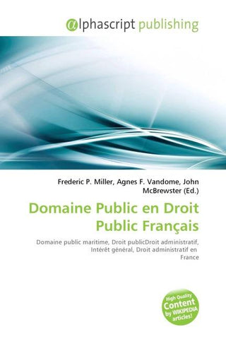 Domaine Public en Droit Public Français