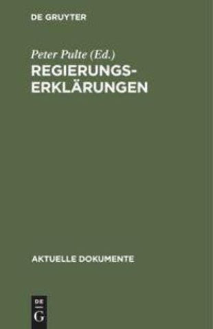 Regierungserklärungen