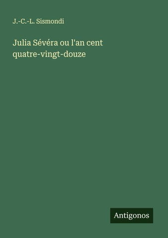 Julia Sévéra ou l'an cent quatre-vingt-douze