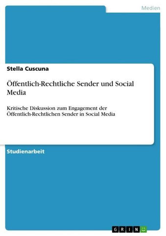 Öffentlich-Rechtliche Sender und Social Media