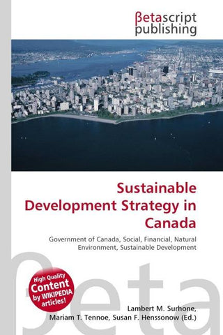 Sustainable Development Strategy in Canada