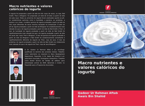 Macro nutrientes e valores calóricos do iogurte