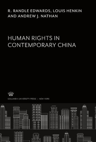 Human Rights in Contemporary China