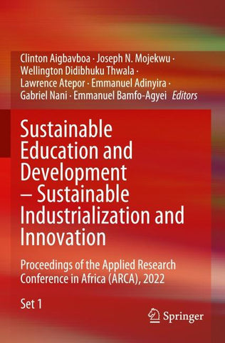 Sustainable Education and Development – Sustainable Industrialization and Innovation