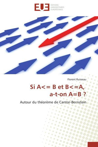 Si A<= B et B<=A, a-t-on A=B ?