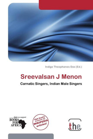 Sreevalsan J Menon