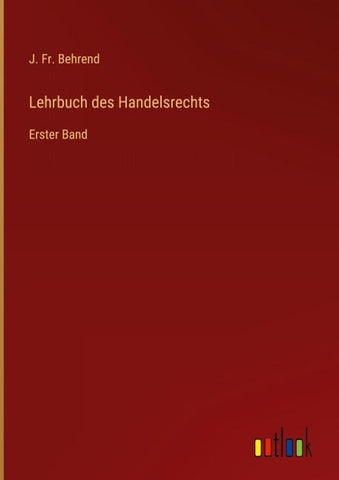 Lehrbuch des Handelsrechts