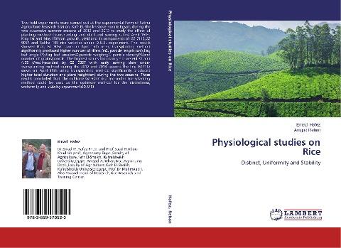 Physiological studies on Rice