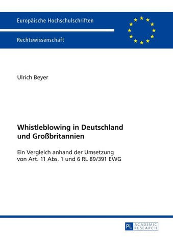 Whistleblowing in Deutschland und Großbritannien