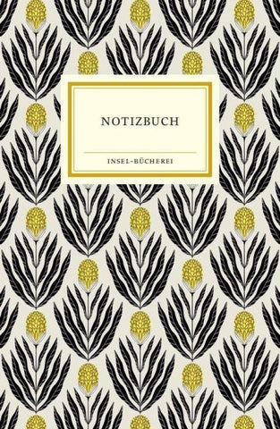 Notizbuch Insel-Bücherei »Goldene Protea«