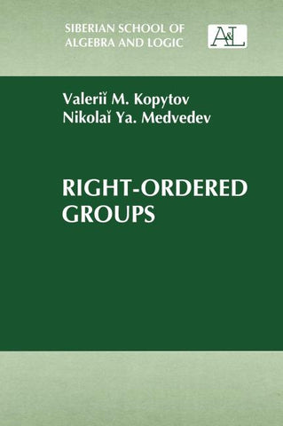 Right-Ordered Groups