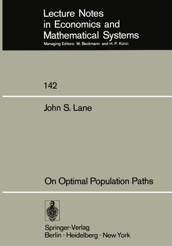 On Optimal Population Paths