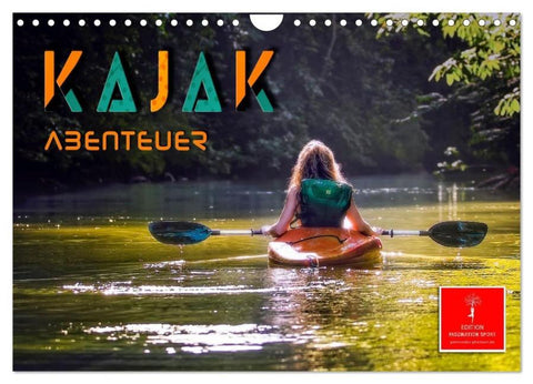 Kajak Abenteuer (Wandkalender 2026 DIN A4 quer), CALVENDO Monatskalender