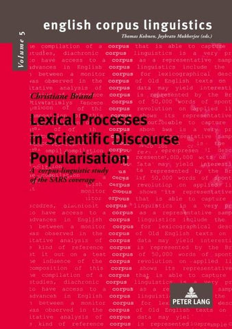 Lexical Processes in Scientific Discourse Popularisation