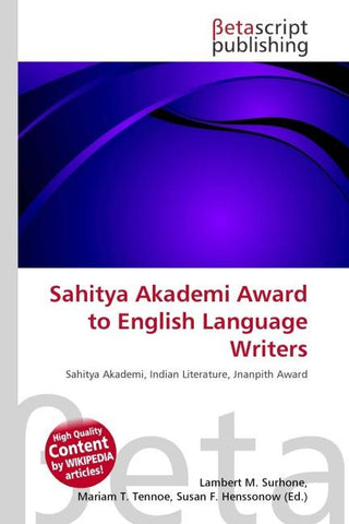 Sahitya Akademi Award to English Language Writers