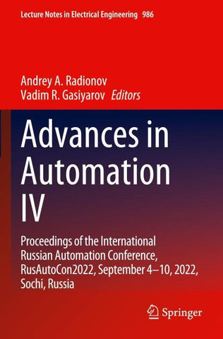 Advances in Automation IV