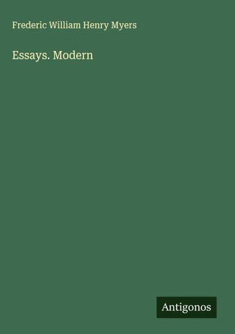 Essays. Modern