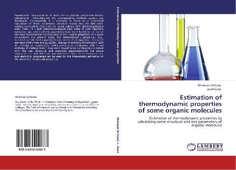 Estimation of thermodynamic properties of some organic molecules