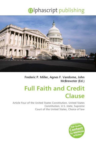 Full Faith and Credit Clause