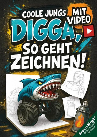 Zeichenbuch Digga Junge