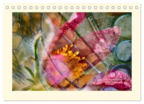 Fotografie trifft Malerei (Tischkalender 2026 DIN A5 quer), CALVENDO Monatskalender