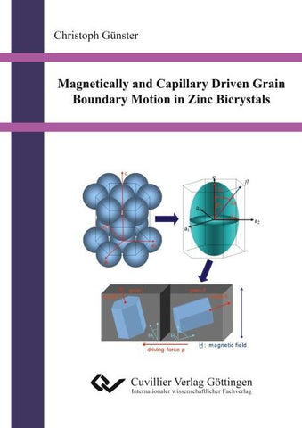 Magnetically and Capillary Driven Grain Boundary Motion in Zinc Bicrystals