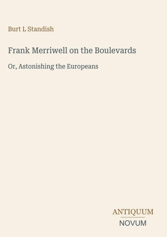 Frank Merriwell on the Boulevards