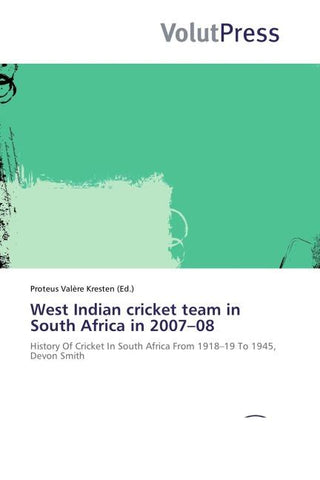 West Indian cricket team in South Africa in 2007-08