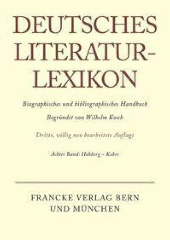 Deutsches Literatur-Lexikon / Hohberg- Kober