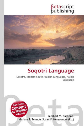 Soqotri Language