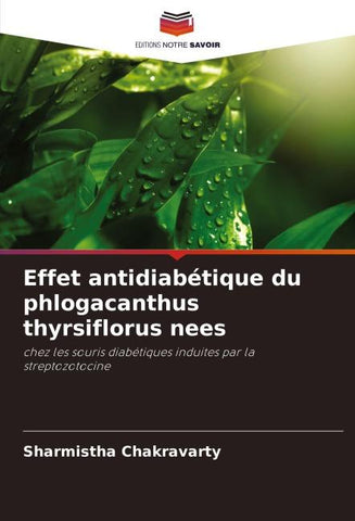 Effet antidiabétique du phlogacanthus thyrsiflorus nees