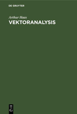 Vektoranalysis