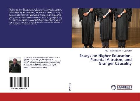 Essays on Higher Education, Parental Altruism, and Granger Causality