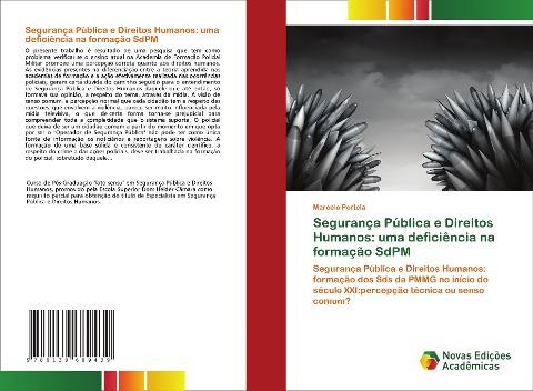 Segurança Pública e Direitos Humanos: uma deficiência na formação SdPM