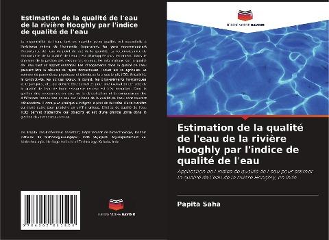 Estimation de la qualité de l'eau de la rivière Hooghly par l'indice de qualité de l'eau