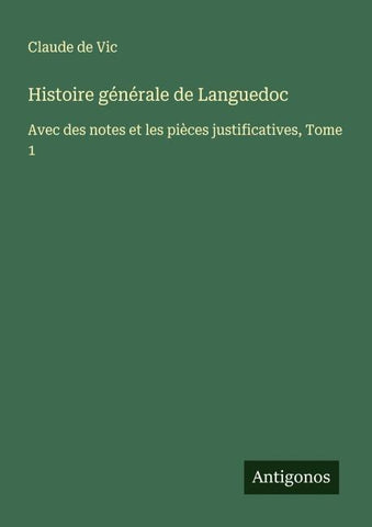 Histoire générale de Languedoc