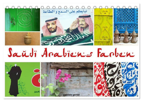 Saudi Arabiens Farben (Tischkalender 2026 DIN A5 quer), CALVENDO Monatskalender