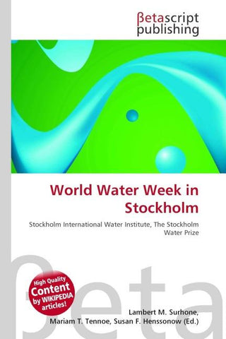 World Water Week in Stockholm