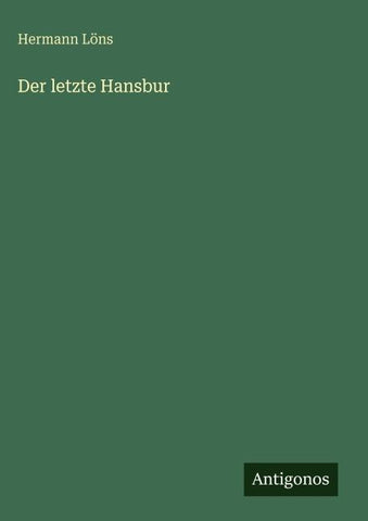 Der letzte Hansbur