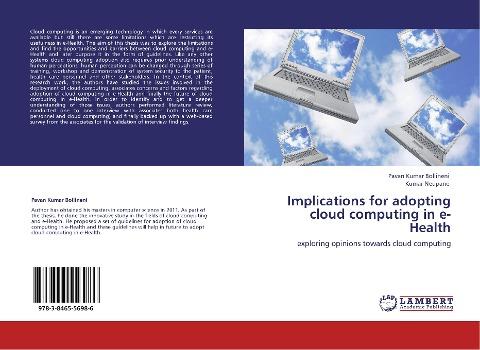 Implications for adopting cloud computing in e-Health